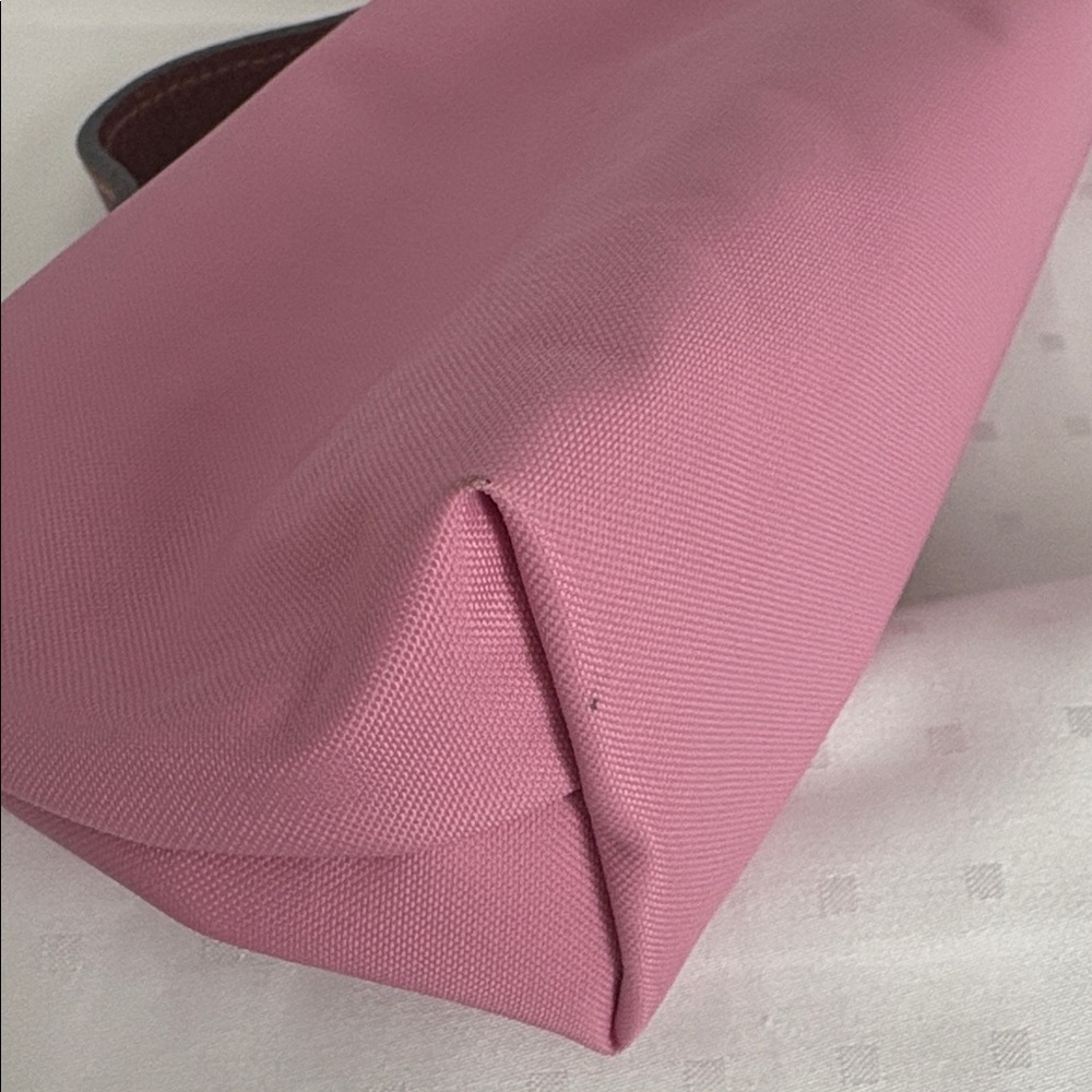 Longchamp Cosmetic Pouch with Leather Handle 🩷🤎🩷 - Picture 8 of 12